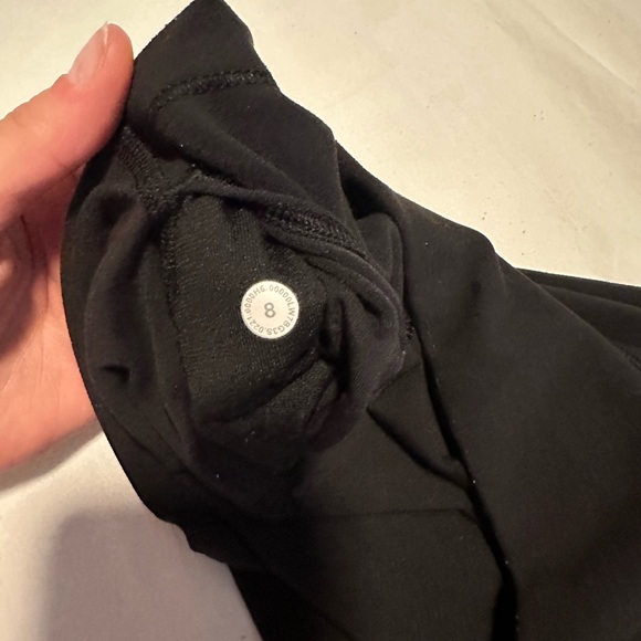 Black lululemon biker shorts - Picture 2 of 3